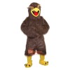 Brown Eagle Cartoon Mascot Costume Plush with Mask