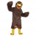 Brown Eagle Cartoon Mascot Costume Plush with Mask