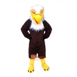 Brown Eagle Cartoon Mascot Costume Plush with Mask