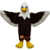Brown Eagle Long Wool High Quality Cartoon Mascot Costume Plush with Mask