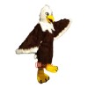 Brown Eagle Long Wool High Quality Cartoon Mascot Costume Plush with Mask
