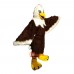 Brown Eagle Long Wool High Quality Cartoon Mascot Costume Plush with Mask