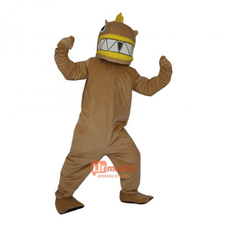 Brown Fish Cartoon Mascot Costume Plush with Mask