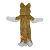 Brown Fox Dog Husky Cartoon Mascot Costume Plush with Mask