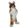 Brown Fox Dog Husky Cartoon Mascot Costume Plush with Mask