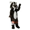 Brown Goat Sheep Cartoon Mascot Costume Plush with Mask