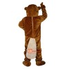 Brown Gopher Mole Mouse Cartoon Mascot Costume Plush with Mask