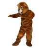 Brown Gopher Mole Mouse Cartoon Mascot Costume Plush with Mask