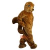 Brown Groundhog Gophers Cartoon Mascot Costume Plush with Mask