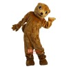 Brown Groundhog Gophers Cartoon Mascot Costume Plush with Mask