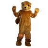 Brown Groundhog Gophers Cartoon Mascot Costume Plush with Mask