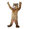 Brown Leopard Panther Cartoon Mascot Costume Plush with Mask