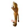Brown Lion Cartoon Mascot Costume Plush with Mask