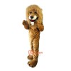 Brown Lion Cartoon Mascot Costume Plush with Mask