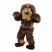 Brown Long Hairy Dog Cartoon Mascot Costume Plush with Mask