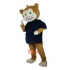 Brown Monkey Cartoon Mascot Costume Plush with Mask
