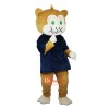 Brown Monkey Cartoon Mascot Costume Plush with Mask