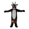 Brown Moose Elk Wapiti Deer Cartoon Mascot Costume Plush with Mask