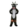 Brown Moose Elk Wapiti Deer Cartoon Mascot Costume Plush with Mask