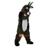 Brown Moose Elk Wapiti Deer Cartoon Mascot Costume Plush with Mask