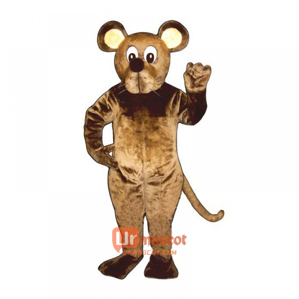 Brown Mouse Cartoon Costume Mascot
