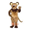 Brown Mouse Cartoon Costume Mascot