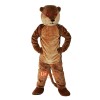 Brown Otter Cartoon Mascot Costume Plush with Mask
