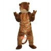 Brown Otter Cartoon Mascot Costume Plush with Mask