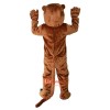 Brown Otter Cartoon Mascot Costume Plush with Mask