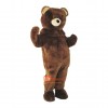 Brown Power Bear Custom Cartoon Mascot Costume