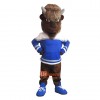 Brown Ready Bison Custom Cartoon Mascot Costume