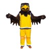 Brown Sport Eagle Cartoon Mascot Costume Plush with Mask