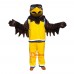 Brown Sport Eagle Cartoon Mascot Costume Plush with Mask