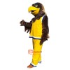 Brown Sport Eagle Cartoon Mascot Costume Plush with Mask