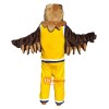 Brown Sport Eagle Cartoon Mascot Costume Plush with Mask