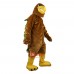 Brown Sports Eagle Cartoon Mascot Costume Plush with Mask