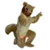 Brown Squirrel Cartoon Mascot Costume Plush with Mask