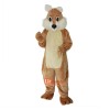 Brown Squirrel Cartoon Mascot Costume Plush with Mask