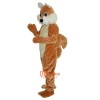 Brown Squirrel Cartoon Mascot Costume Plush with Mask