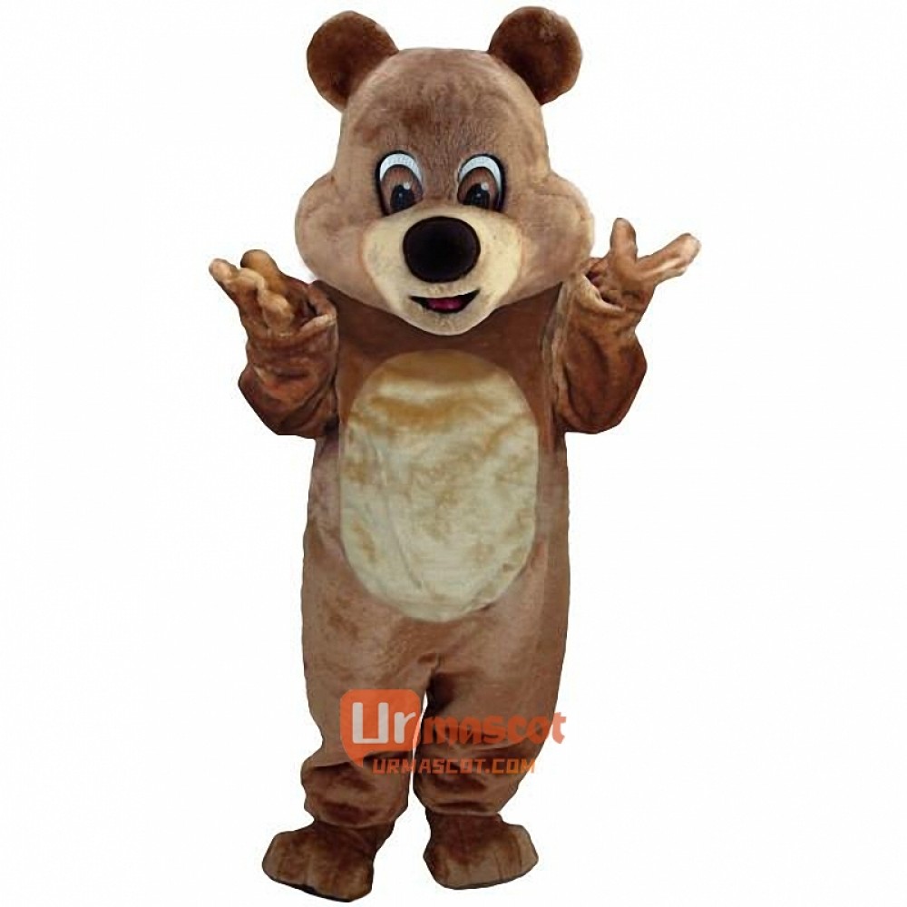 Brown Teddy Bear Lightweight Cartoon Mascot Costume Cosplay Outfits