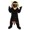 Brown Wildcat Tiger Cartoon Mascot Costume Plush with Mask