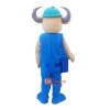Bull Cartoon Mascot Costume Plush with Mask
