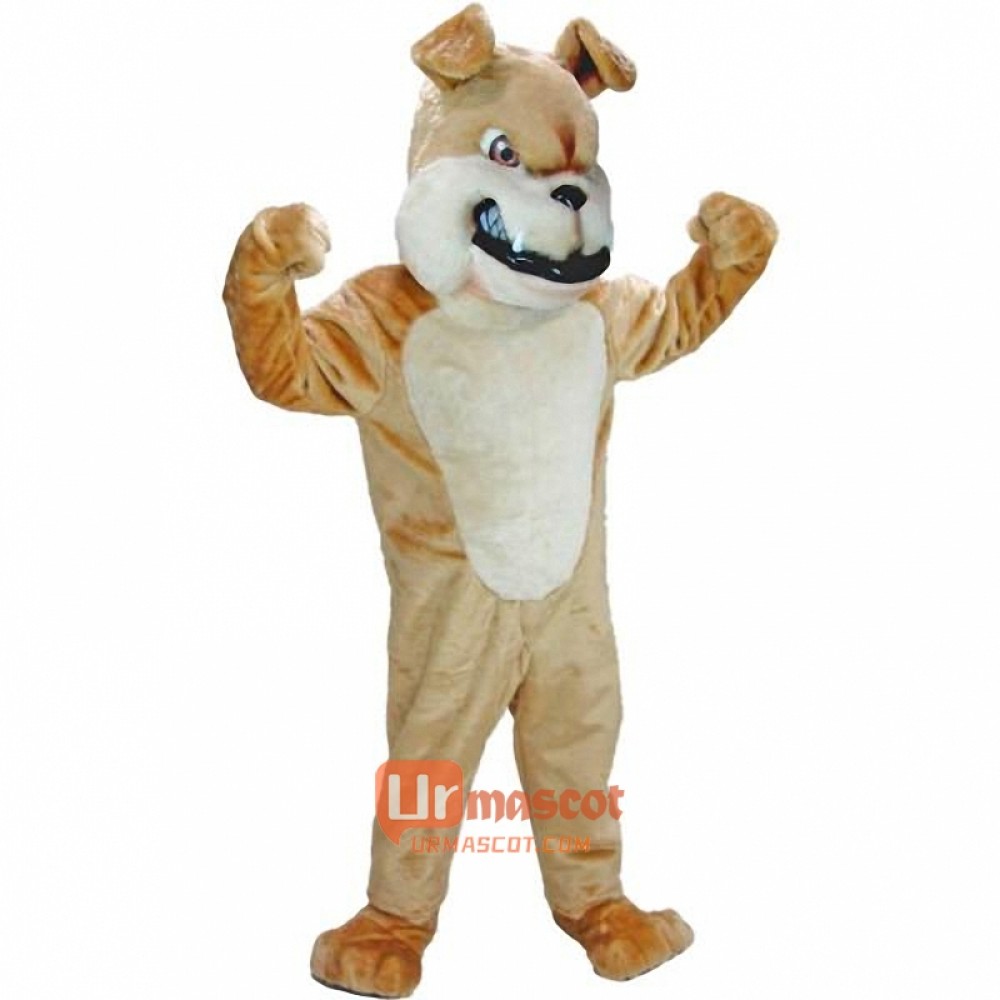 Bulldog Cartoon Mascot Costume