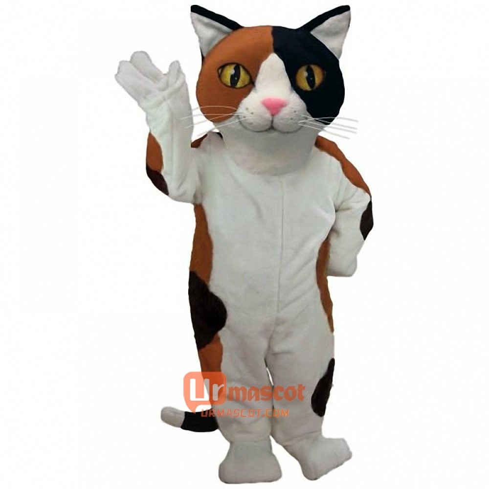 Calico Cat Cartoon Mascot Costume Cosplay Outfits