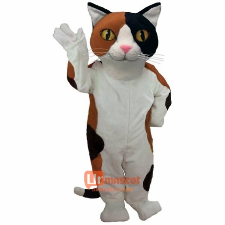 Calico Cat Cartoon Mascot Costume Cosplay Outfits