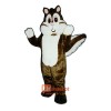 Calvin Chipmunk Cartoon Costume Mascot