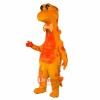 Candy Corn Dino Cartoon Mascot Costume