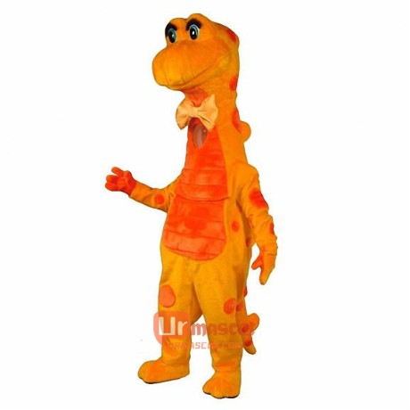 Candy Corn Dino Cartoon Mascot Costume