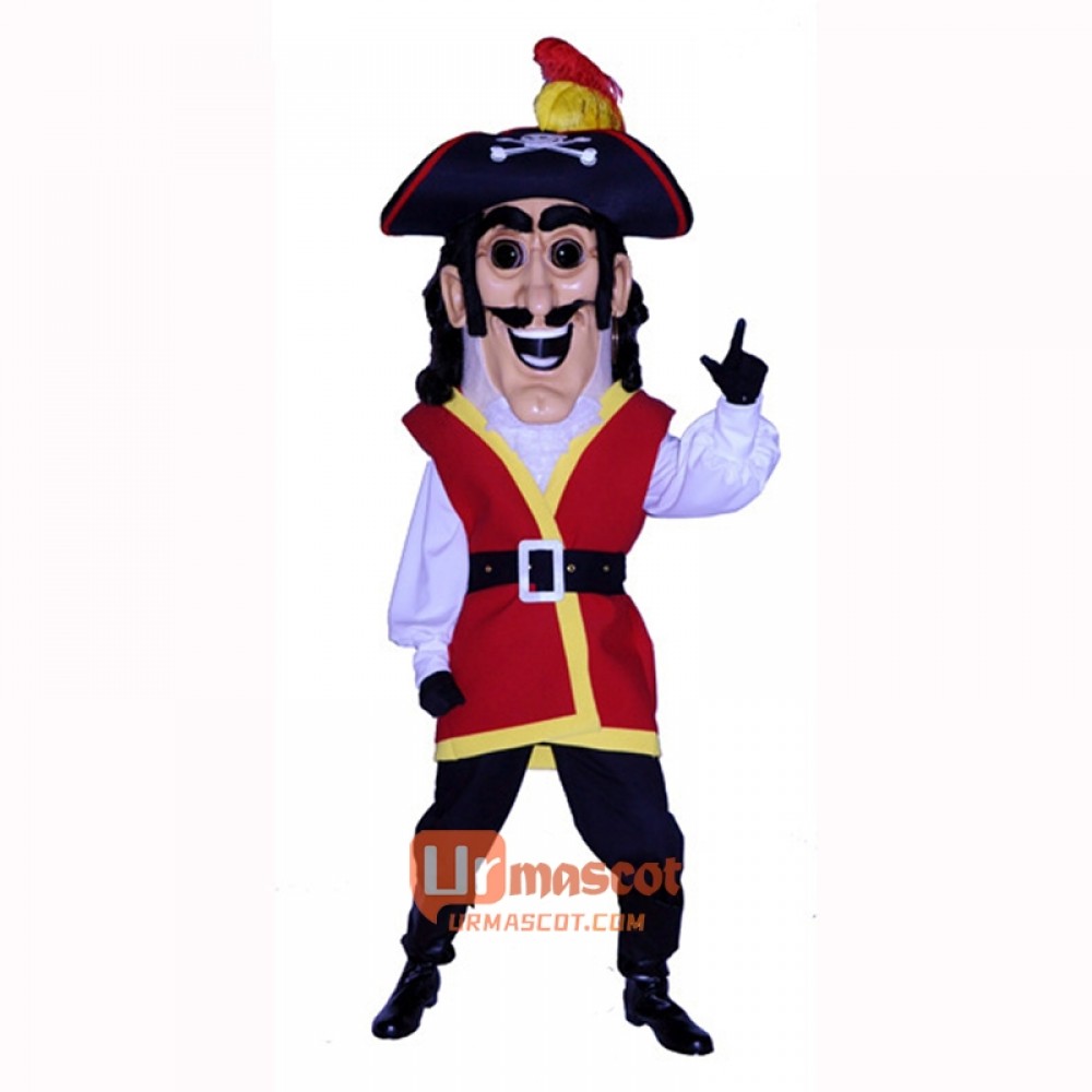 Captain Plunder Cartoon Costume Mascot