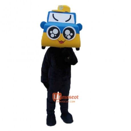 Car Cartoon Mascot Costume Plush with Mask